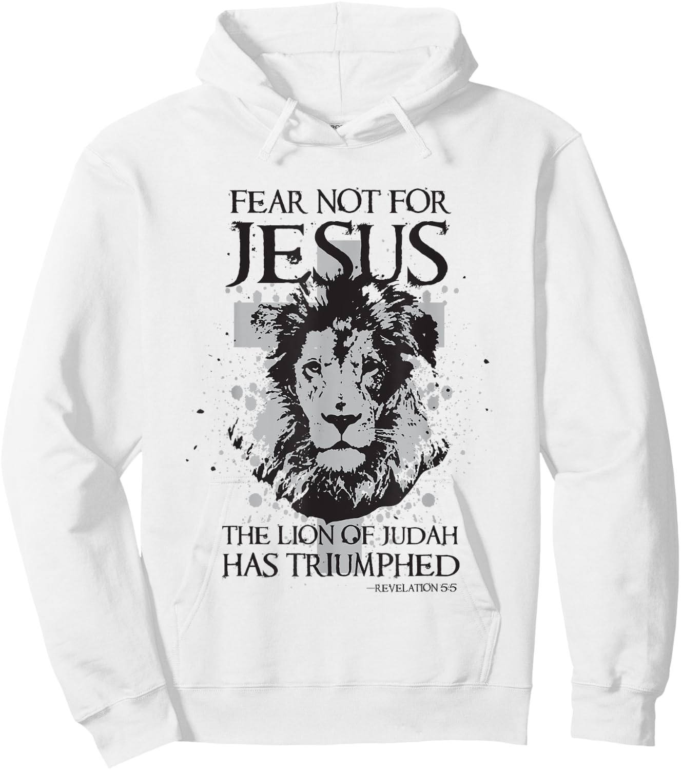 Jesus the Lion of Judah has Triumphed Christian Hoodie - Hoodie | White