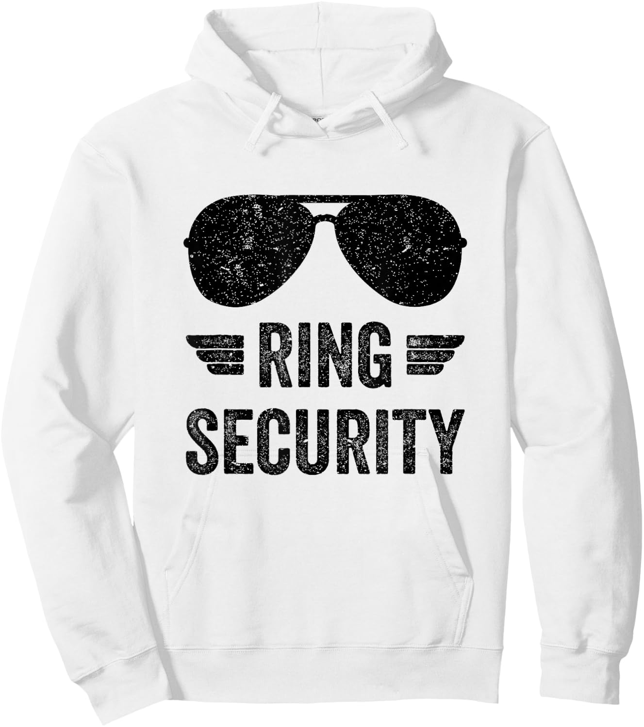 Ring Security Shirt Funny Ring Bearer Boys Youth Men Hoodie - Hoodie | White