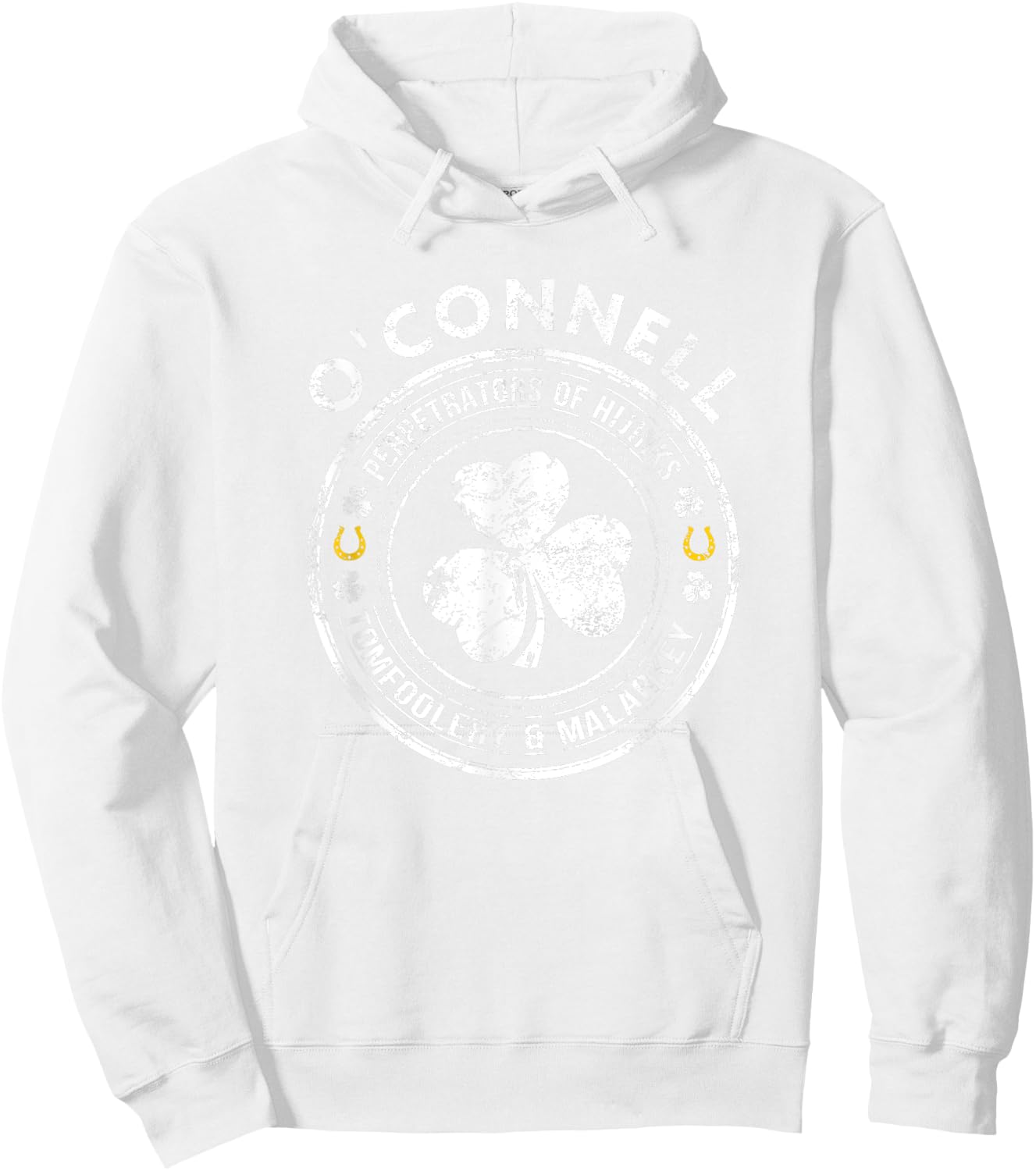 O'Connell Irish Family Name Hoodie - Hoodie | White
