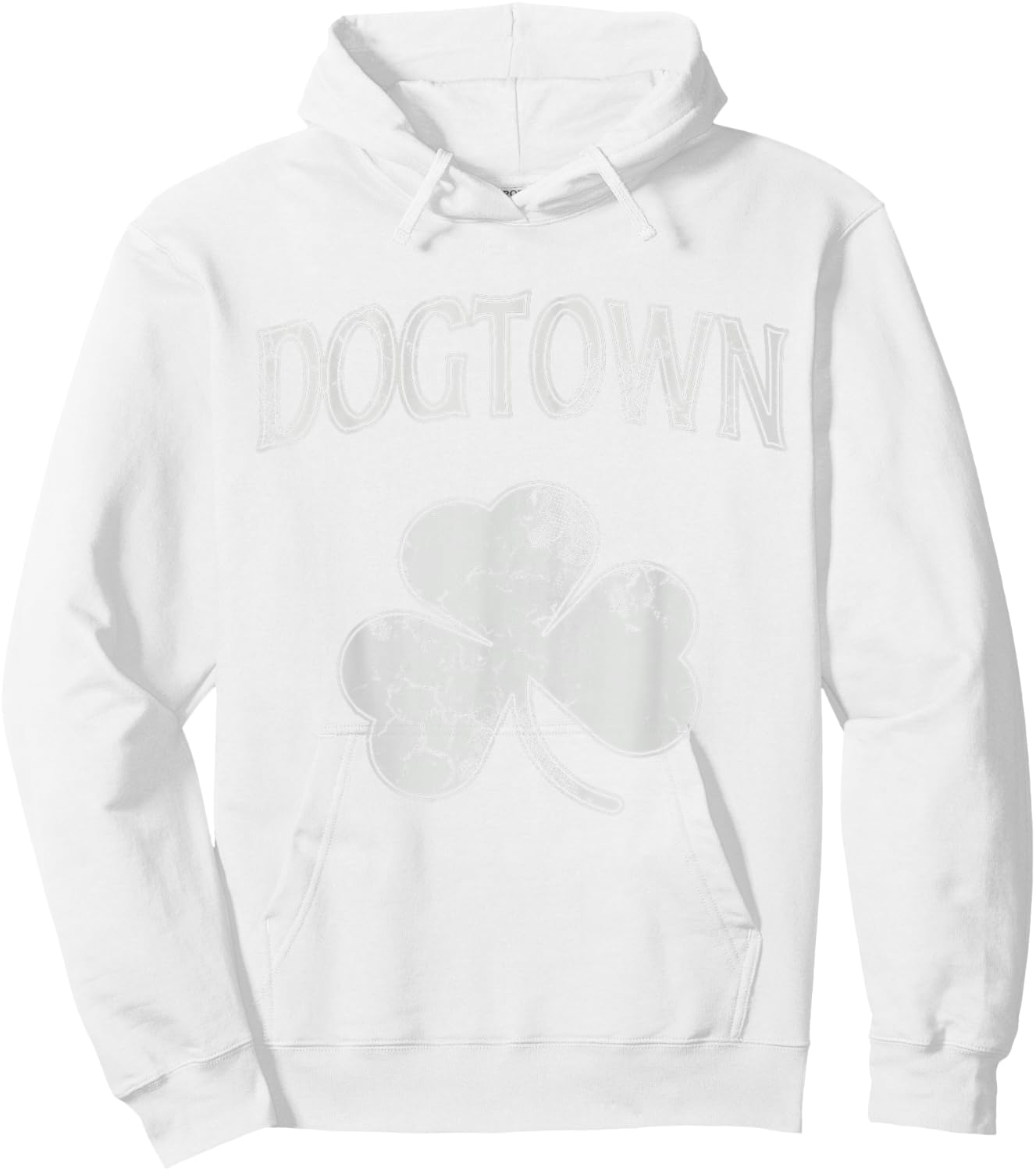 Dogtown Missouri Irish Shamrock St Patricks Day Hoodie - Hoodie | White