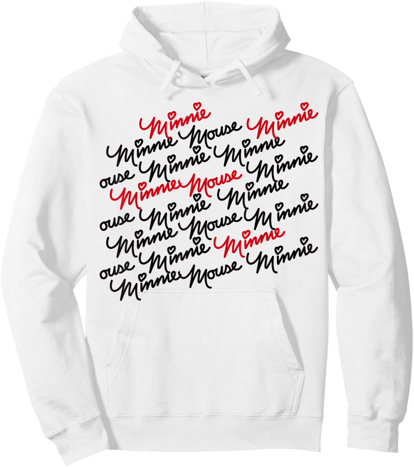 Minnie Mouse - Autograph Stacked Hoodie - Hoodie | White