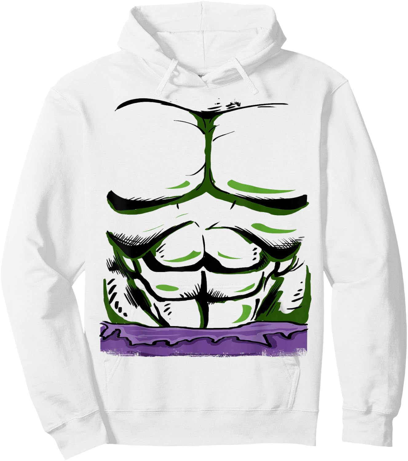 Marvel Incredible Hulk Halloween Costume Small Hoodie - Hoodie | White