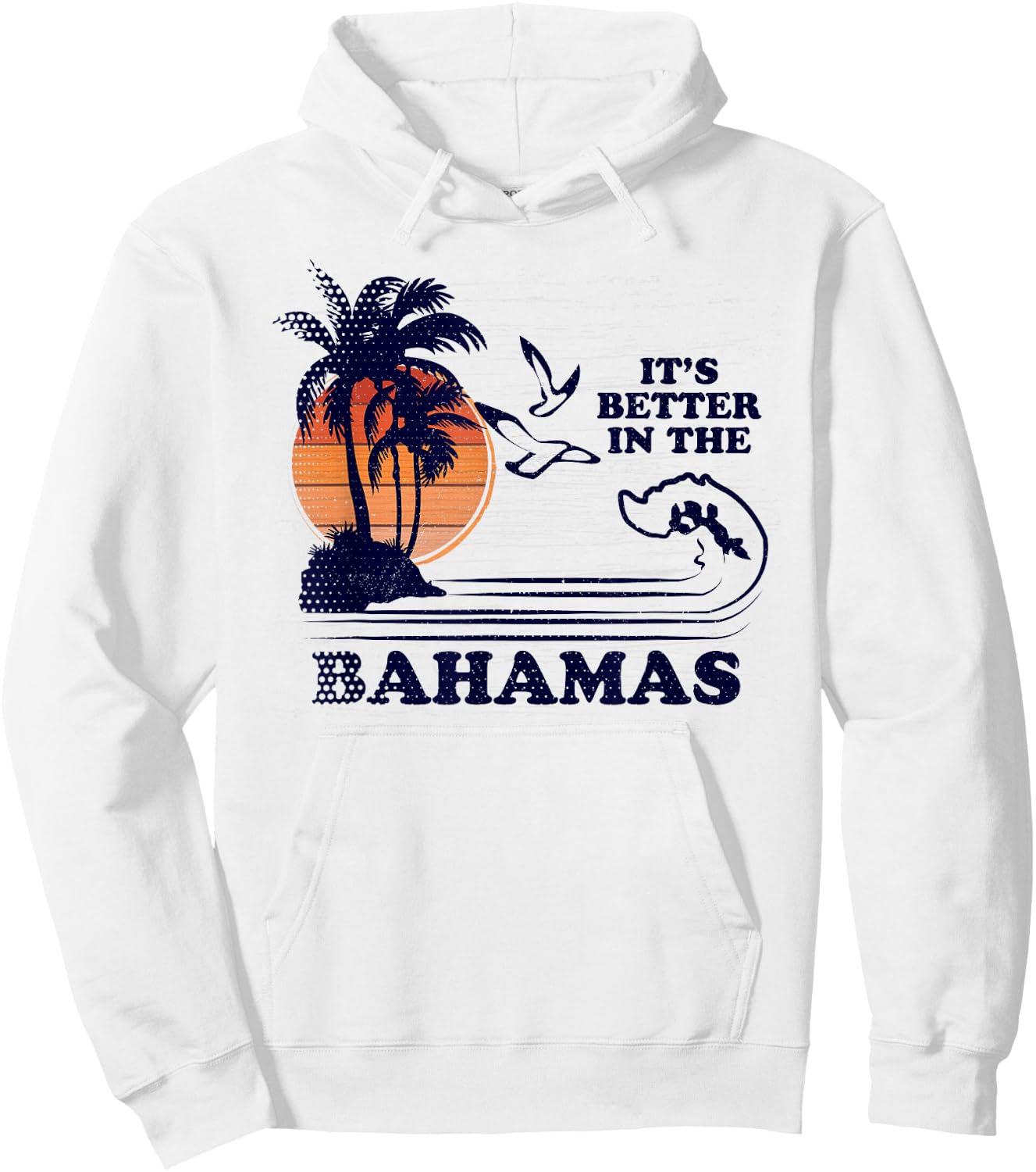It's Better in The Bahamas Hoodie - Hoodie | White