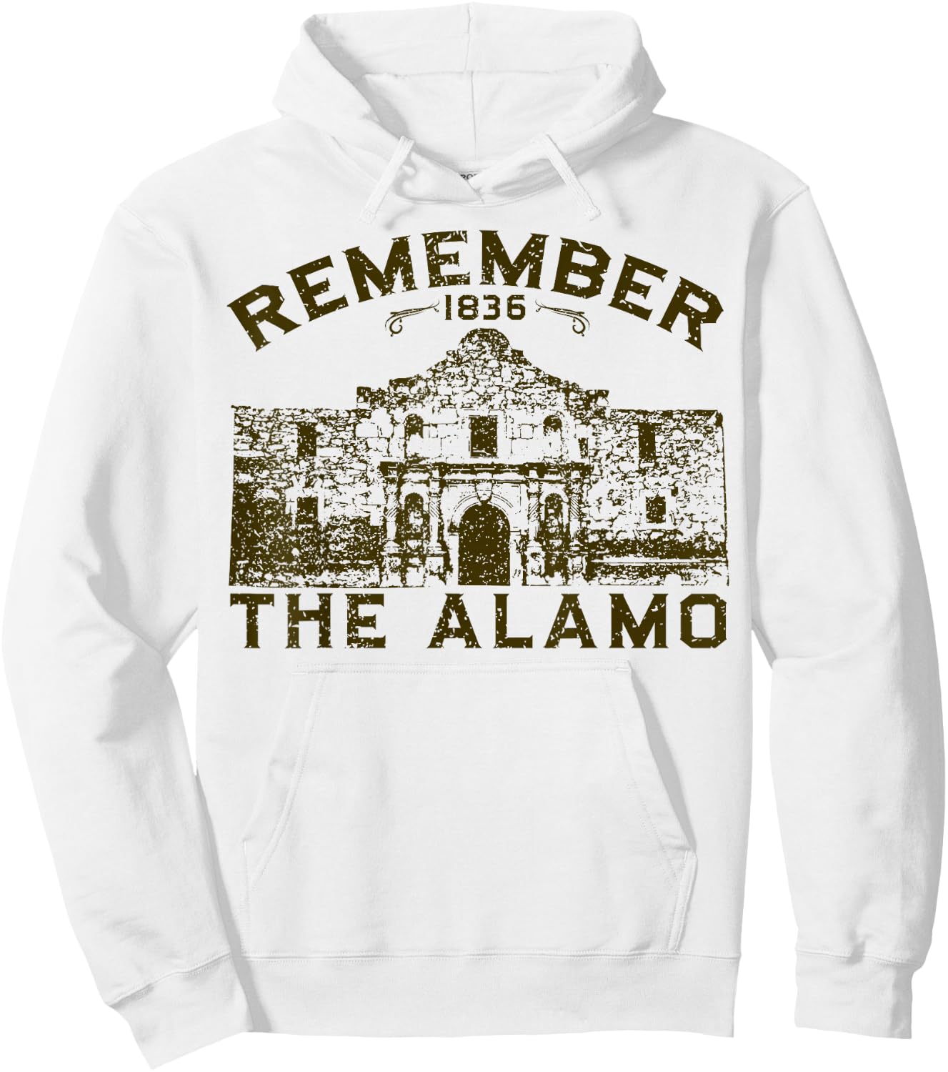 Remember The Alamo Souvenir History San Antonio Texas Hoodie - Hoodie | White