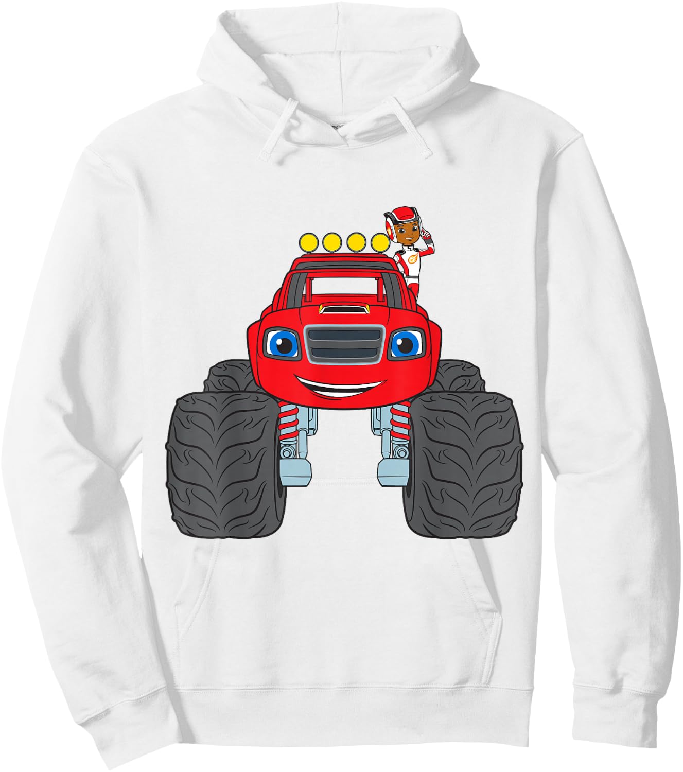 Blaze & The Monster Machines ( AJ & Blaze) Group Hoodie - Hoodie | White