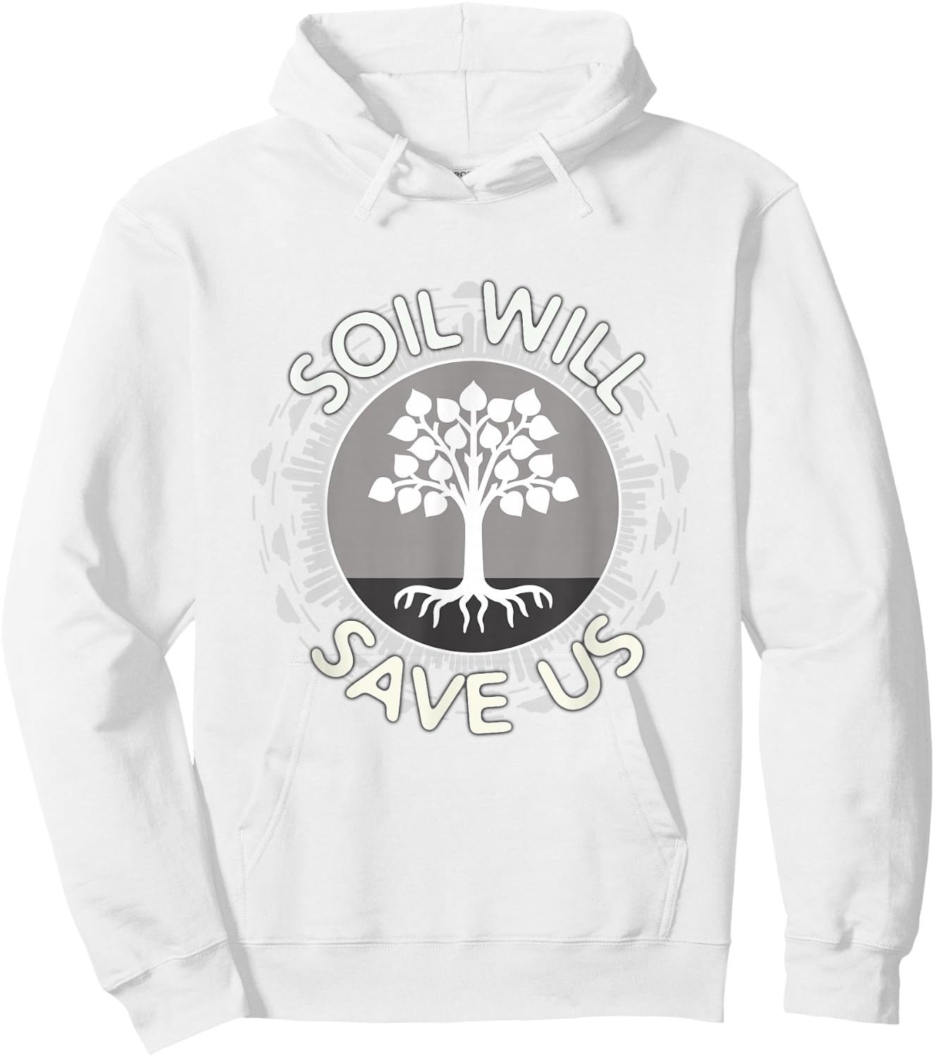 Soil Will Save Us - Biosequestration or Permaculture Hoodie - Hoodie | White
