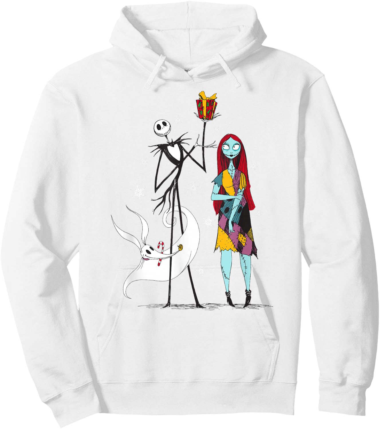 The Nightmare Before Christmas - Jack Sally Zero Gift Hoodie - Hoodie | White