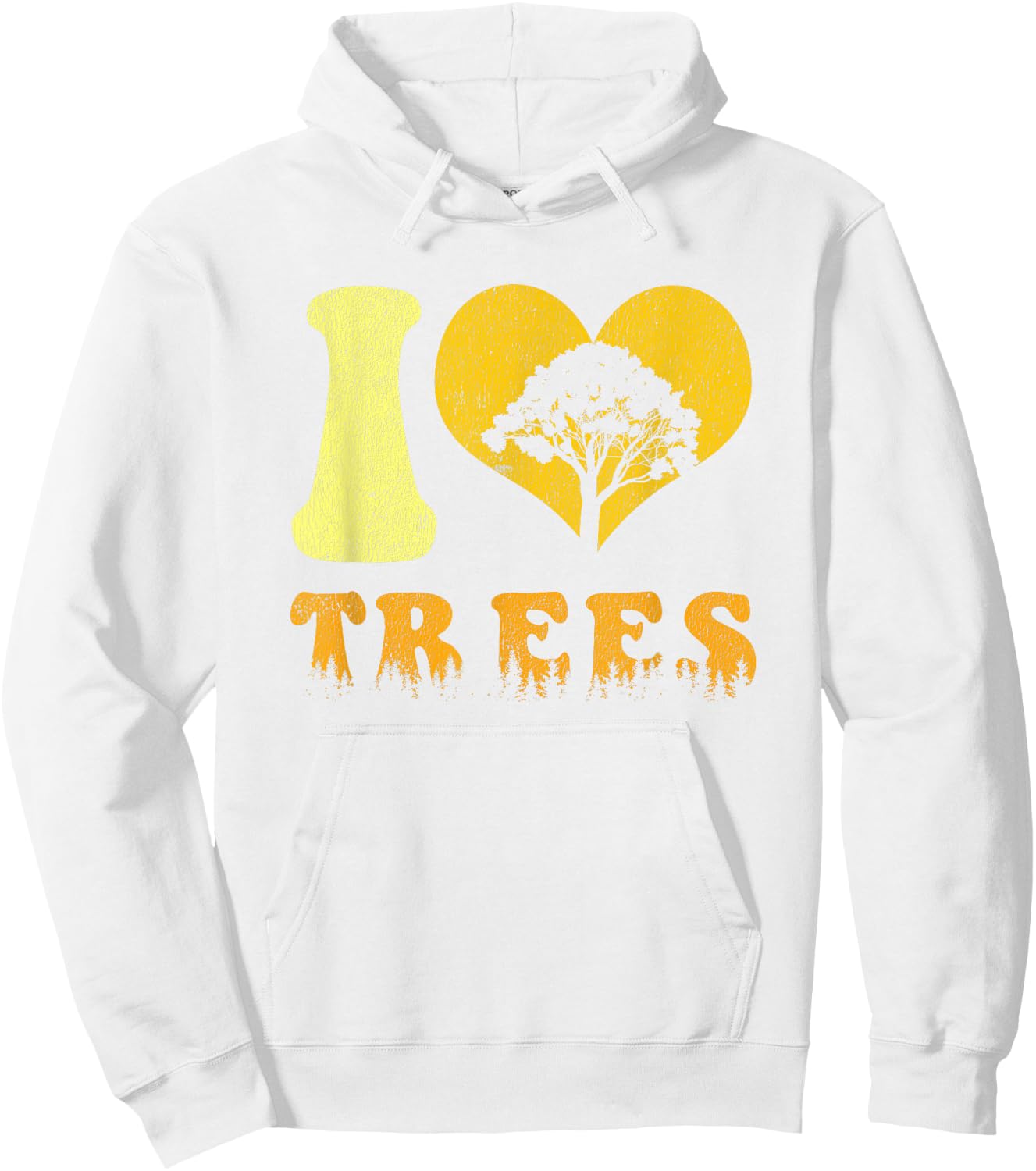 Vintage Earth Day Shirt I Love Trees Teacher Men Women Girls Kids Hoodie - Hoodie | White
