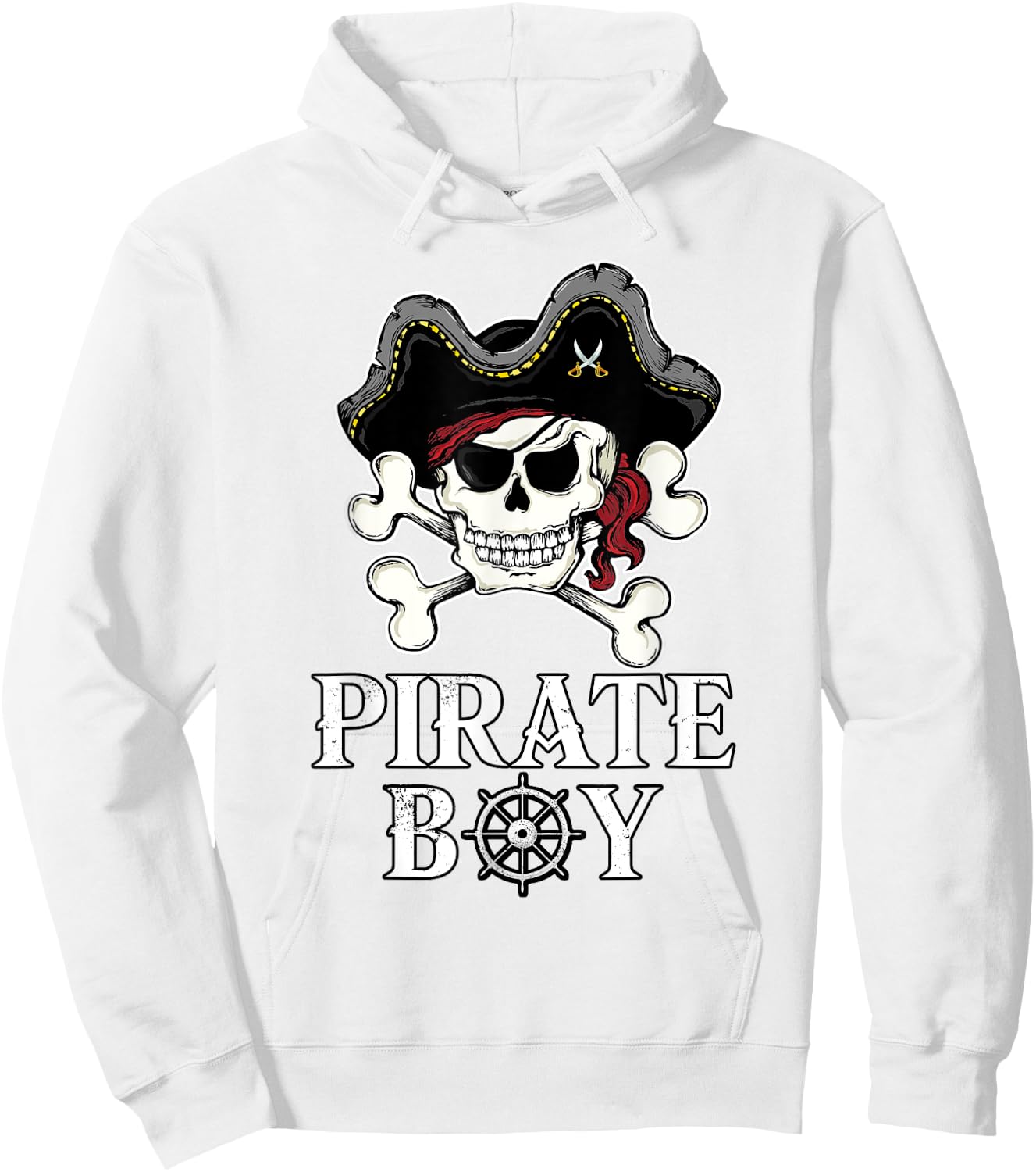 Pirate Boy Pirate Hoodie - Hoodie | White