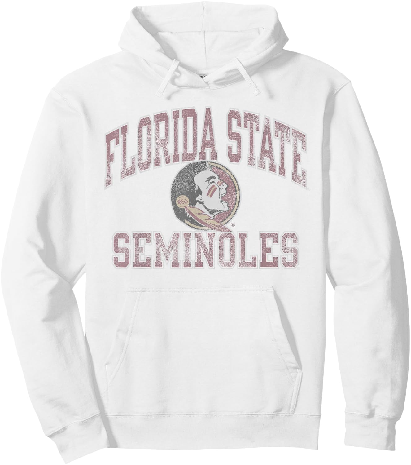 Florida State Seminoles Vintage Worn Officially Licensed Hoodie - Hoodie | White
