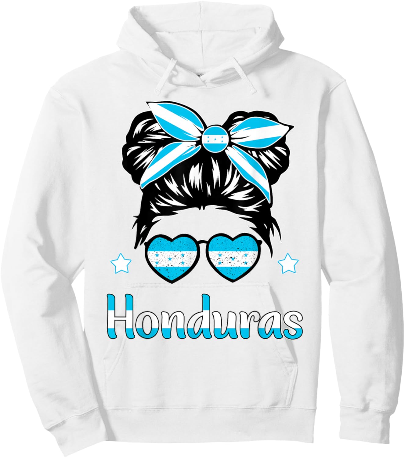 Toddler Girls Honduras-Shirt Flag Honduran Hispanic Heritage Hoodie - Hoodie | White