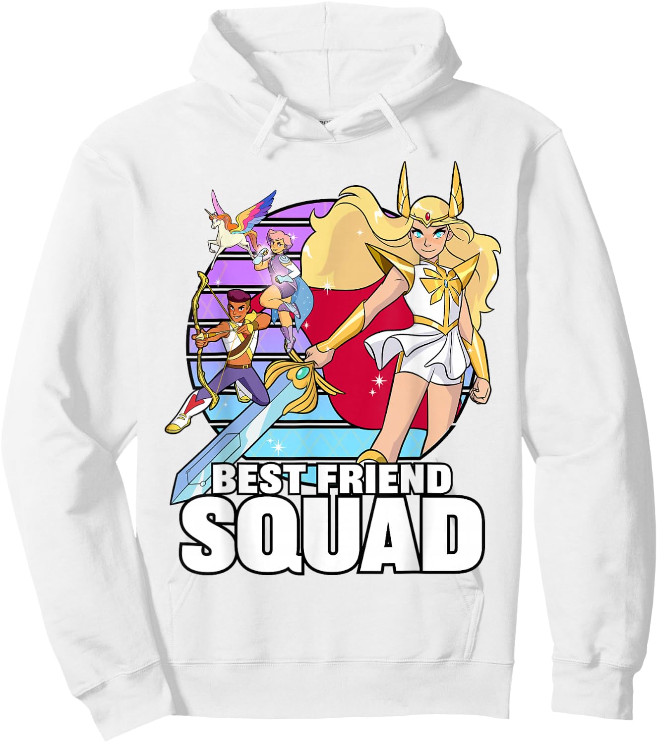 She-Ra and The Princess of Power Best Friend Squad Hoodie - Hoodie | White