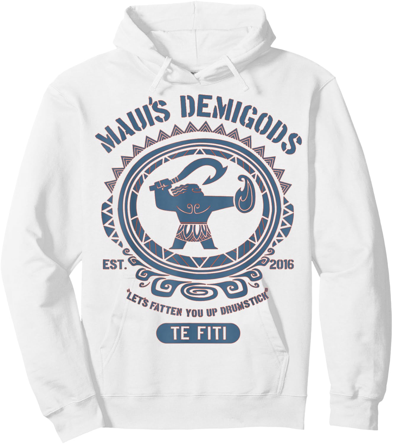 Disney Moana Maui's Demigods Graphic Hoodie - Hoodie | White