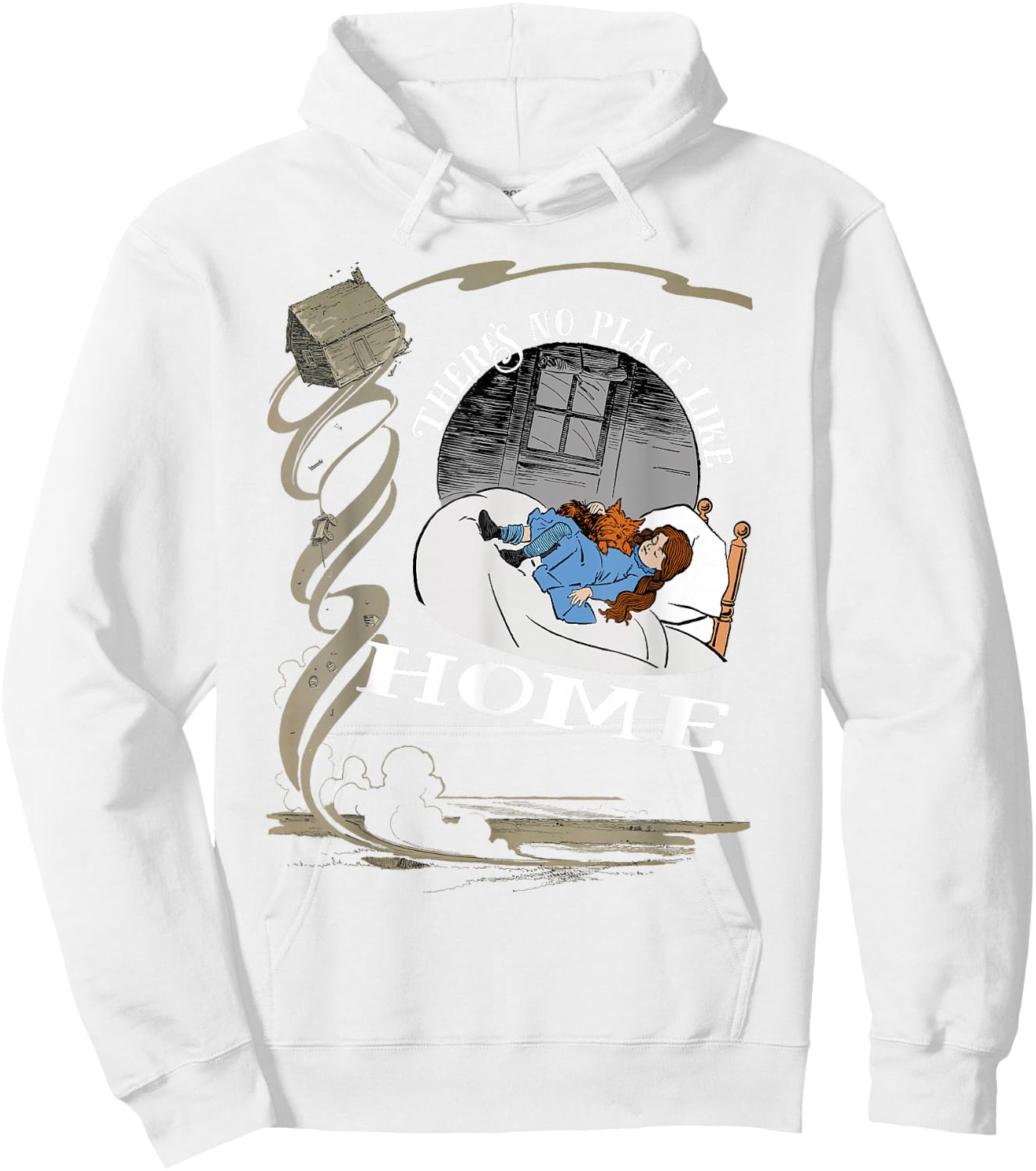 Pink Dorothy Toto Wizard of OZ Shirt-Twister to OZ Hoodie - Hoodie | White