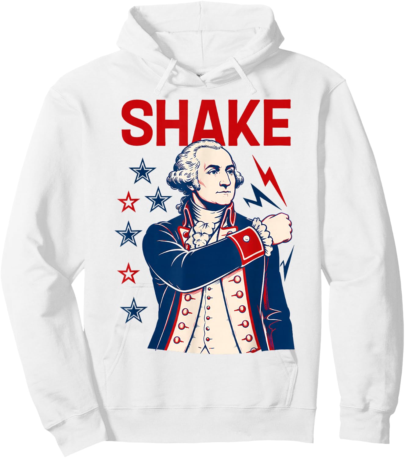 Funny Shake and Bake 4th of July Couple Matching Hoodie - Hoodie | White