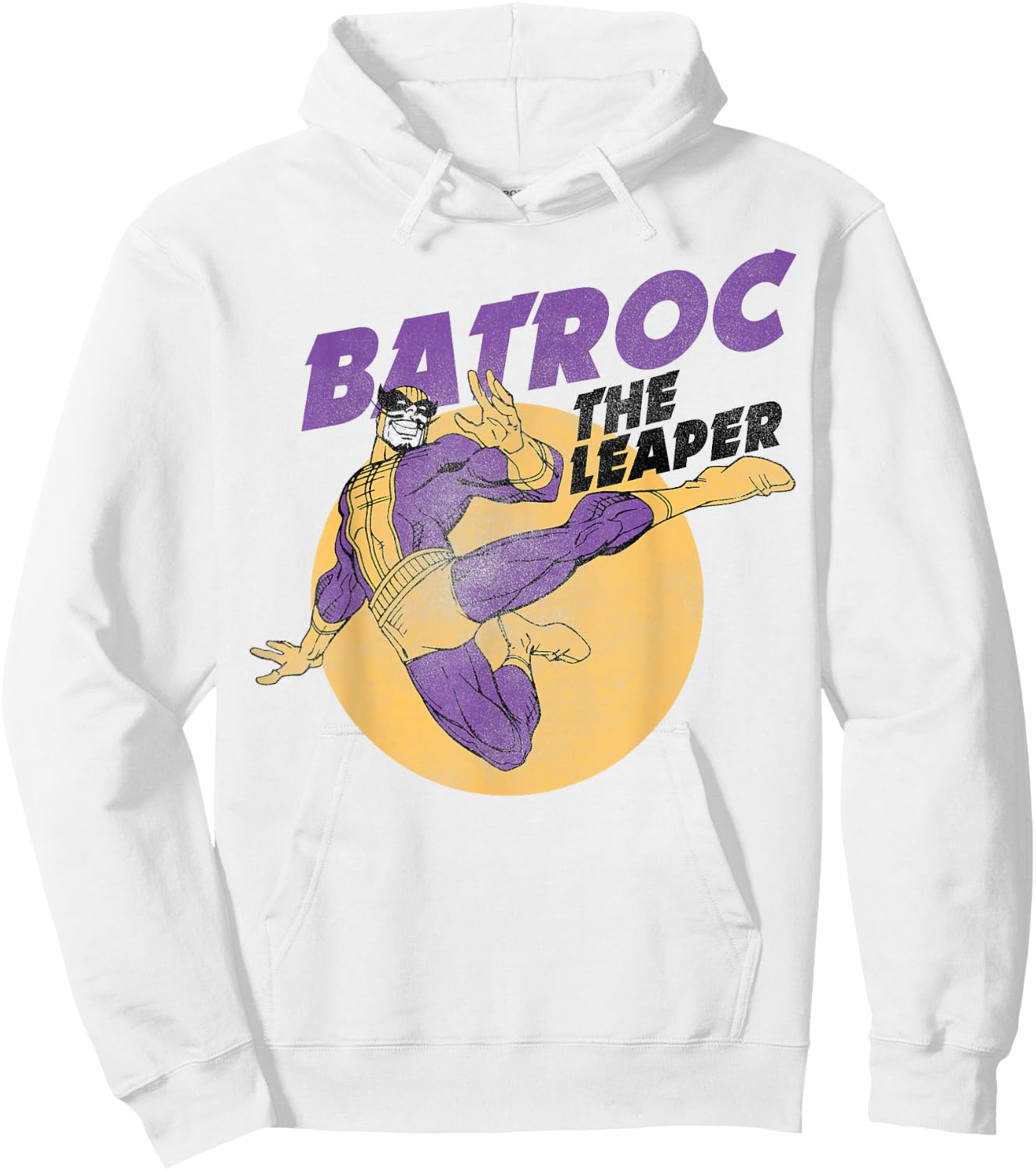 Marvel Comics Classic Batroc The Leaper Vintage Villain Hoodie - Hoodie | White