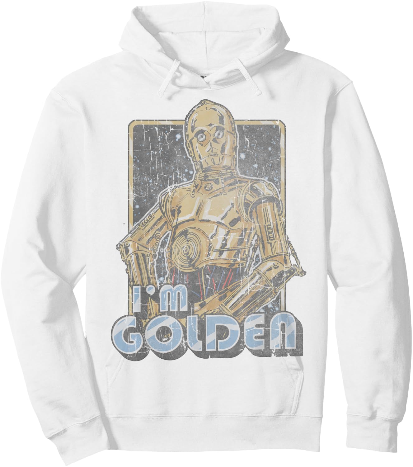 Star Wars C-3PO I'm Golden Pose Graphic Hoodie - Hoodie | White