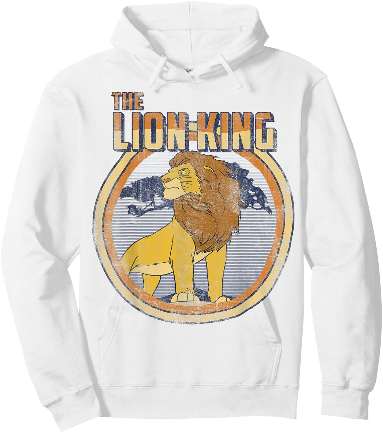 Disney Lion King Classic Simba Graphic Hoodie - Hoodie | White