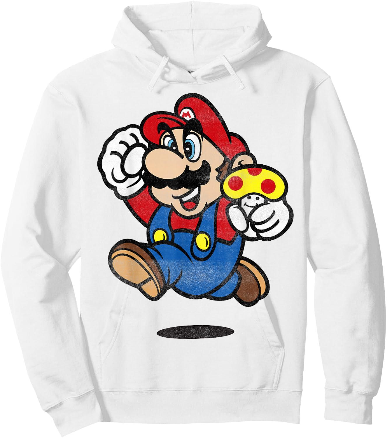 Nintendo Super Mario Running Graphic Hoodie - Hoodie | White