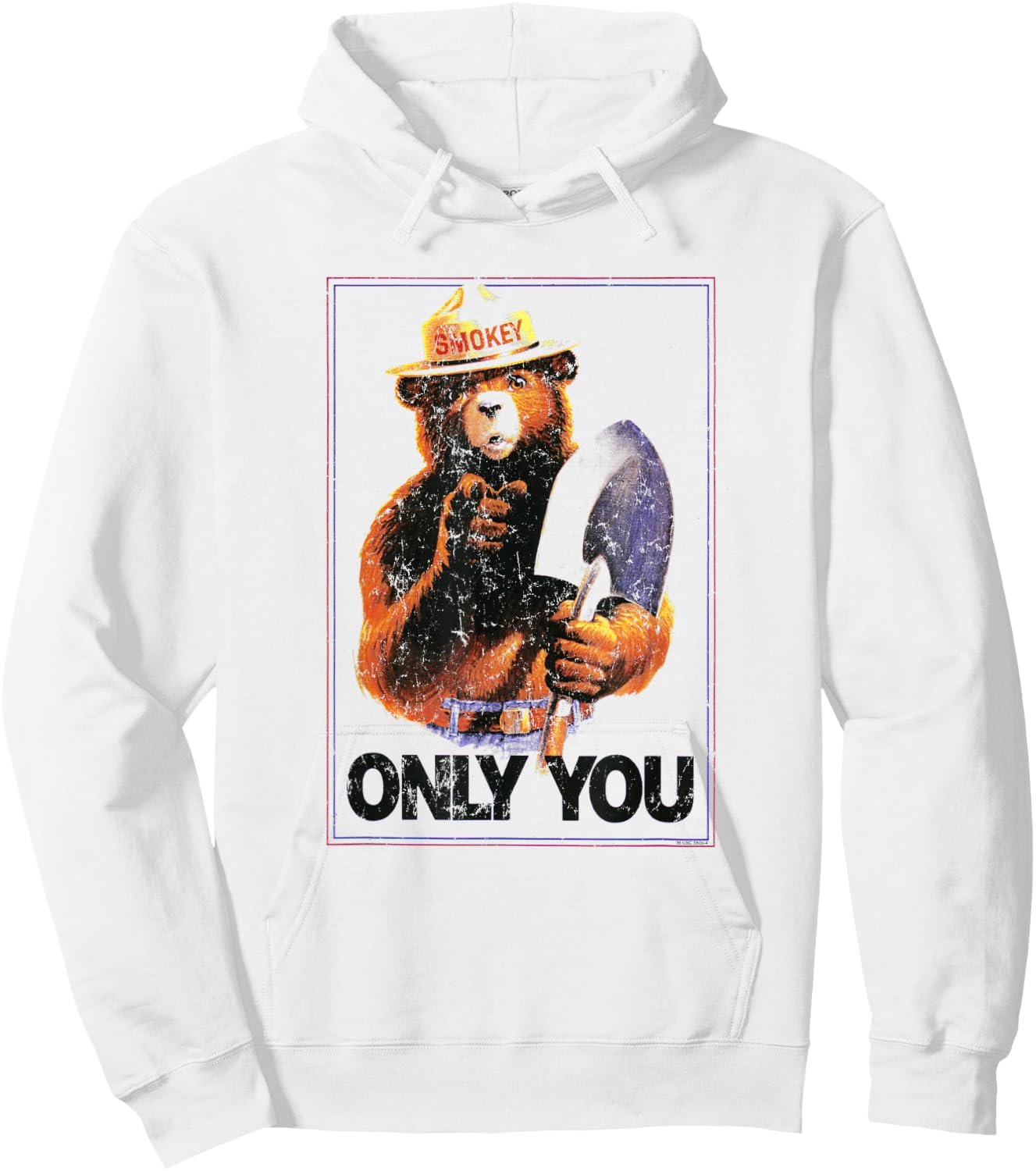 Ripple Junction x Smokey Bear Only You - Vintage Poster Hoodie - Hoodie | White