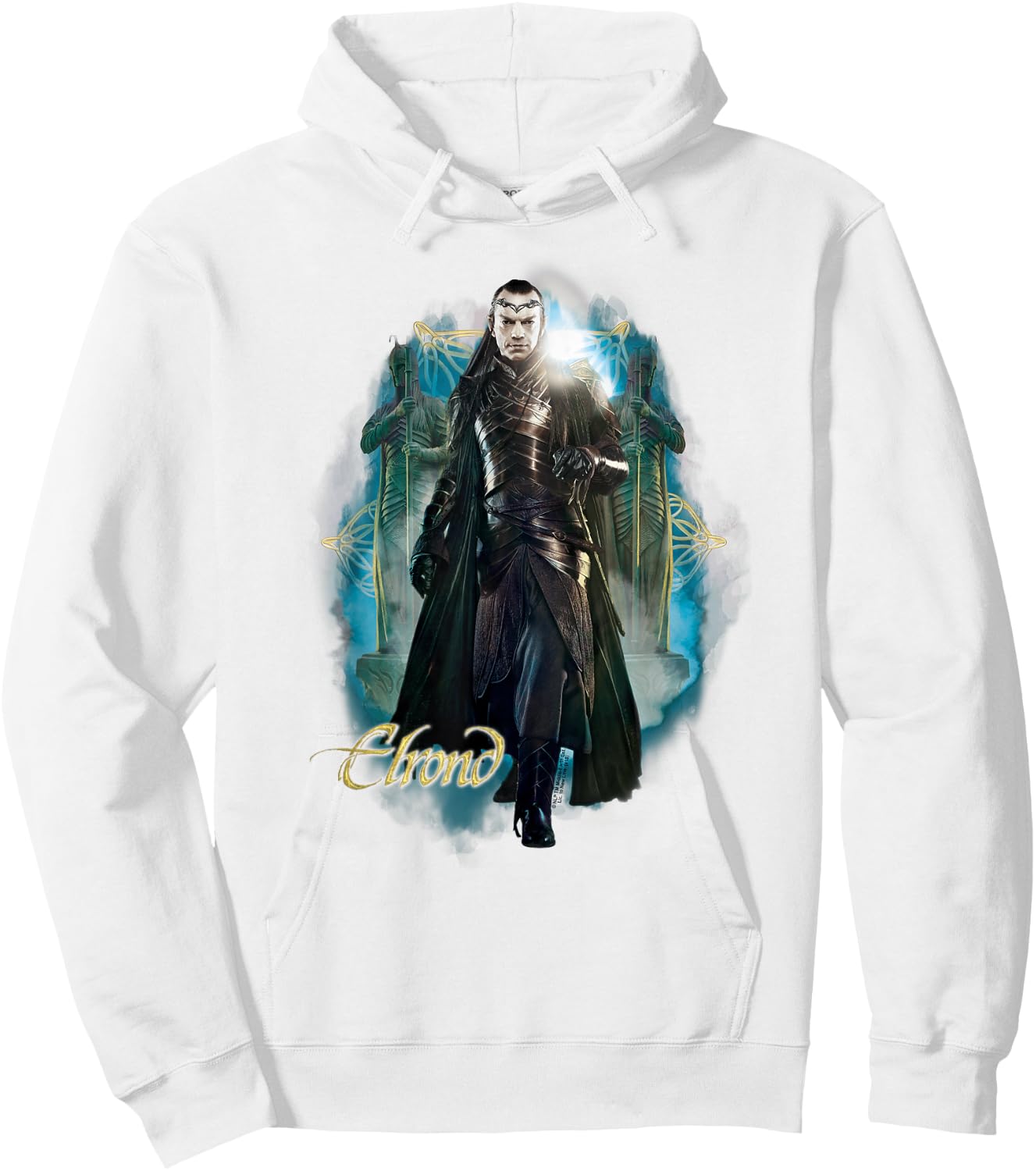Hobbit Elrond T Shirt Hoodie - Hoodie | White