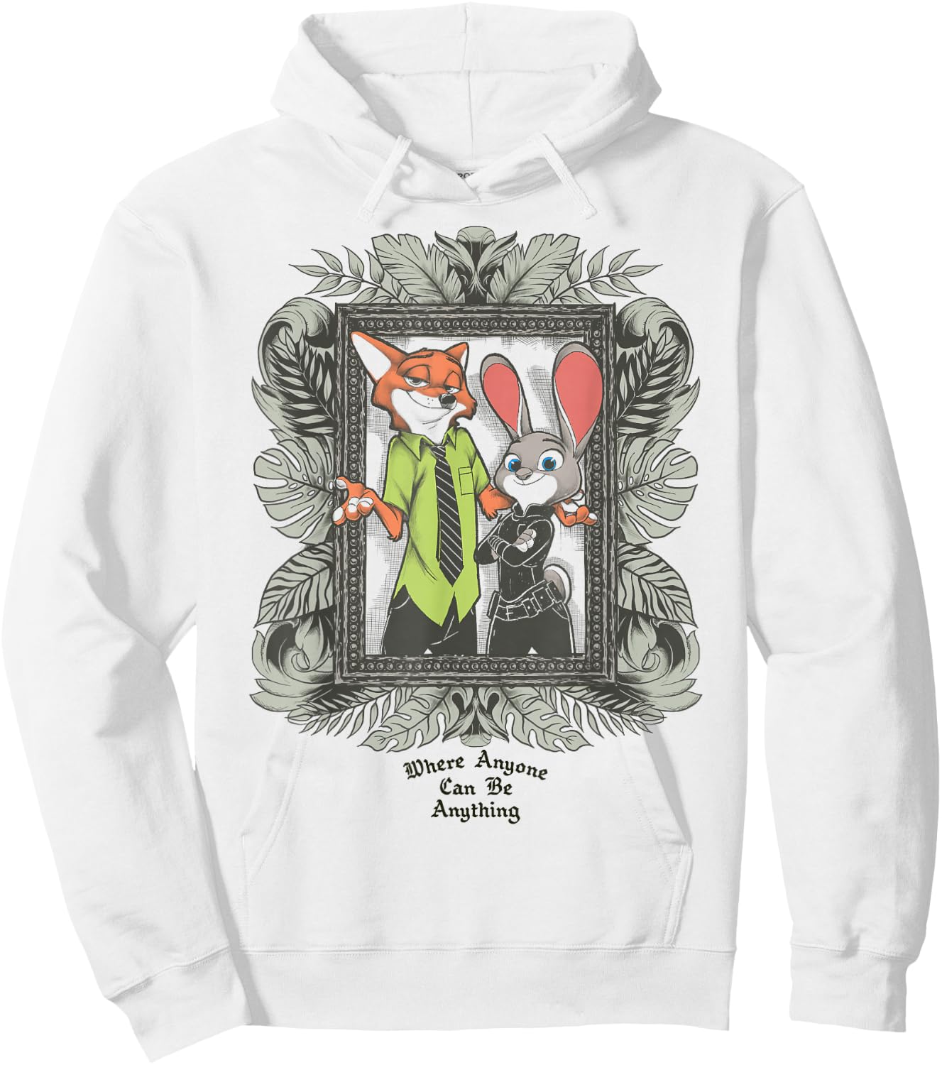Disney Zootopia Can Be Anything Graphic Hoodie - Hoodie | White