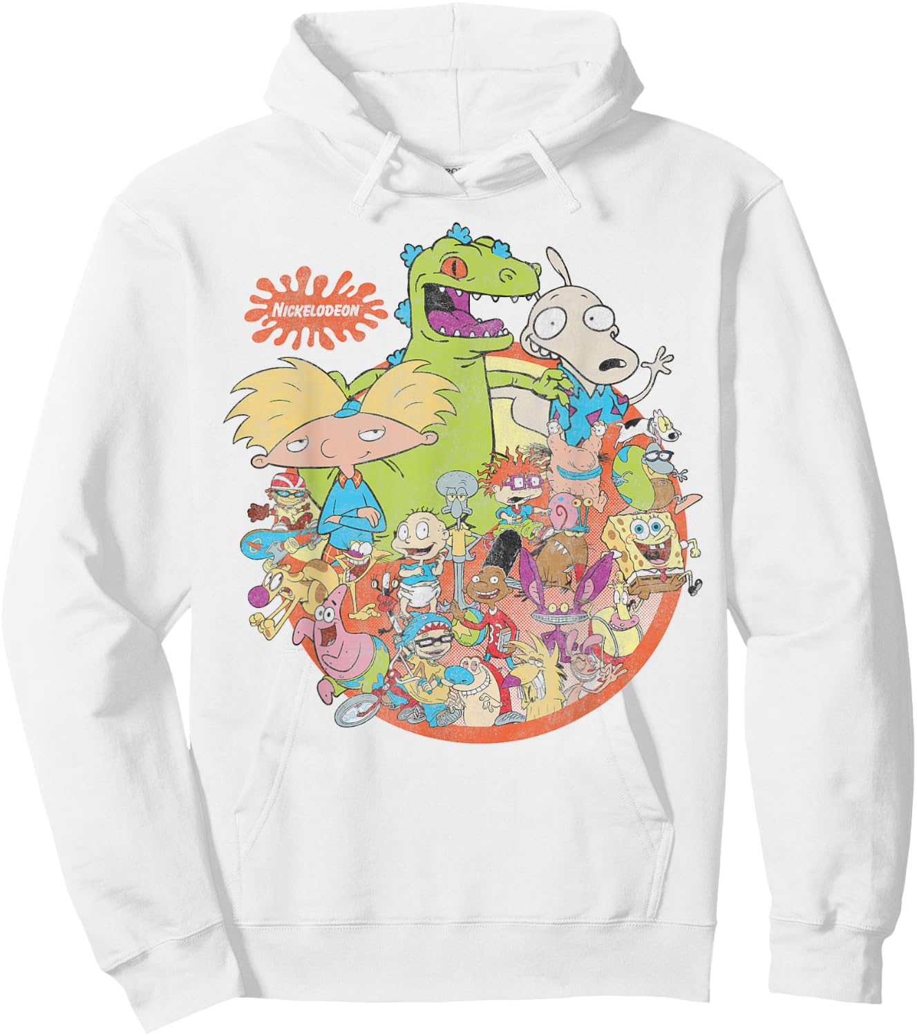 Nickelodeon 90's Nicktoons Graphic Hoodie - Hoodie | White