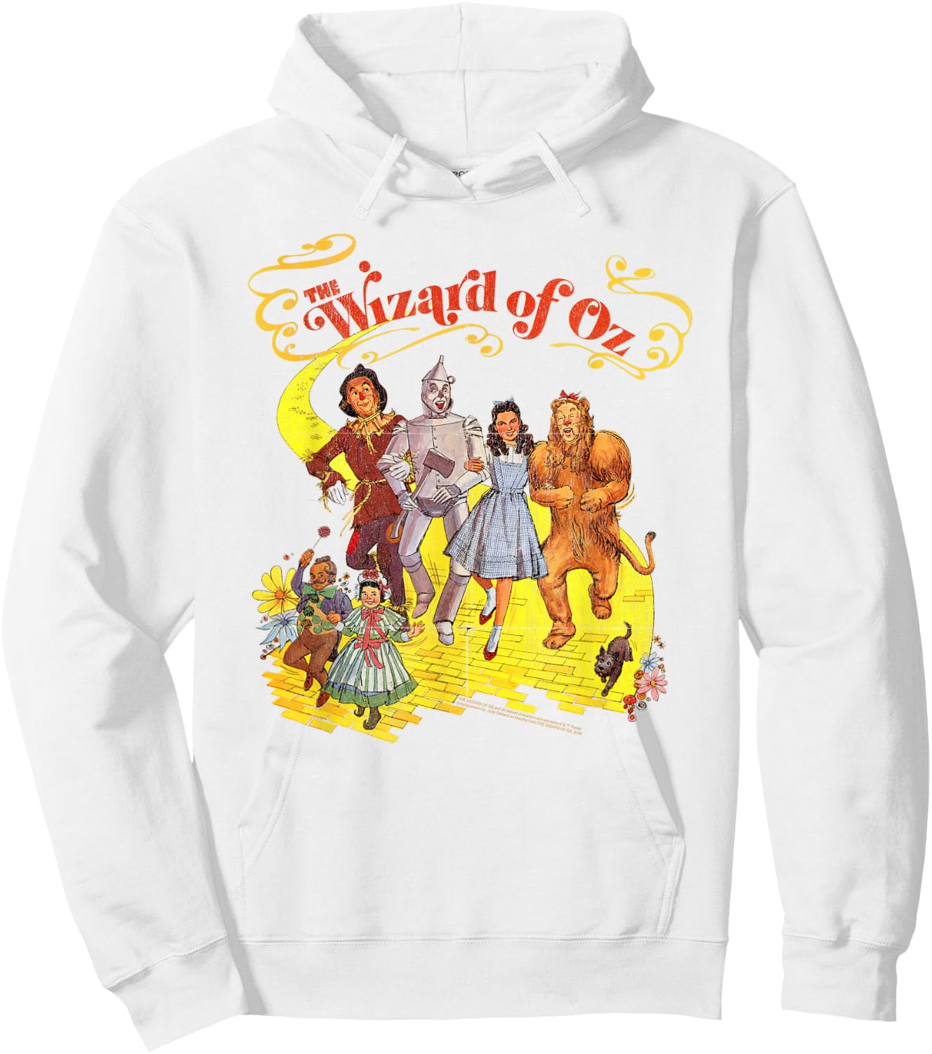 Wizard of Oz Classic Brick Road Small Hoodie - Hoodie | White