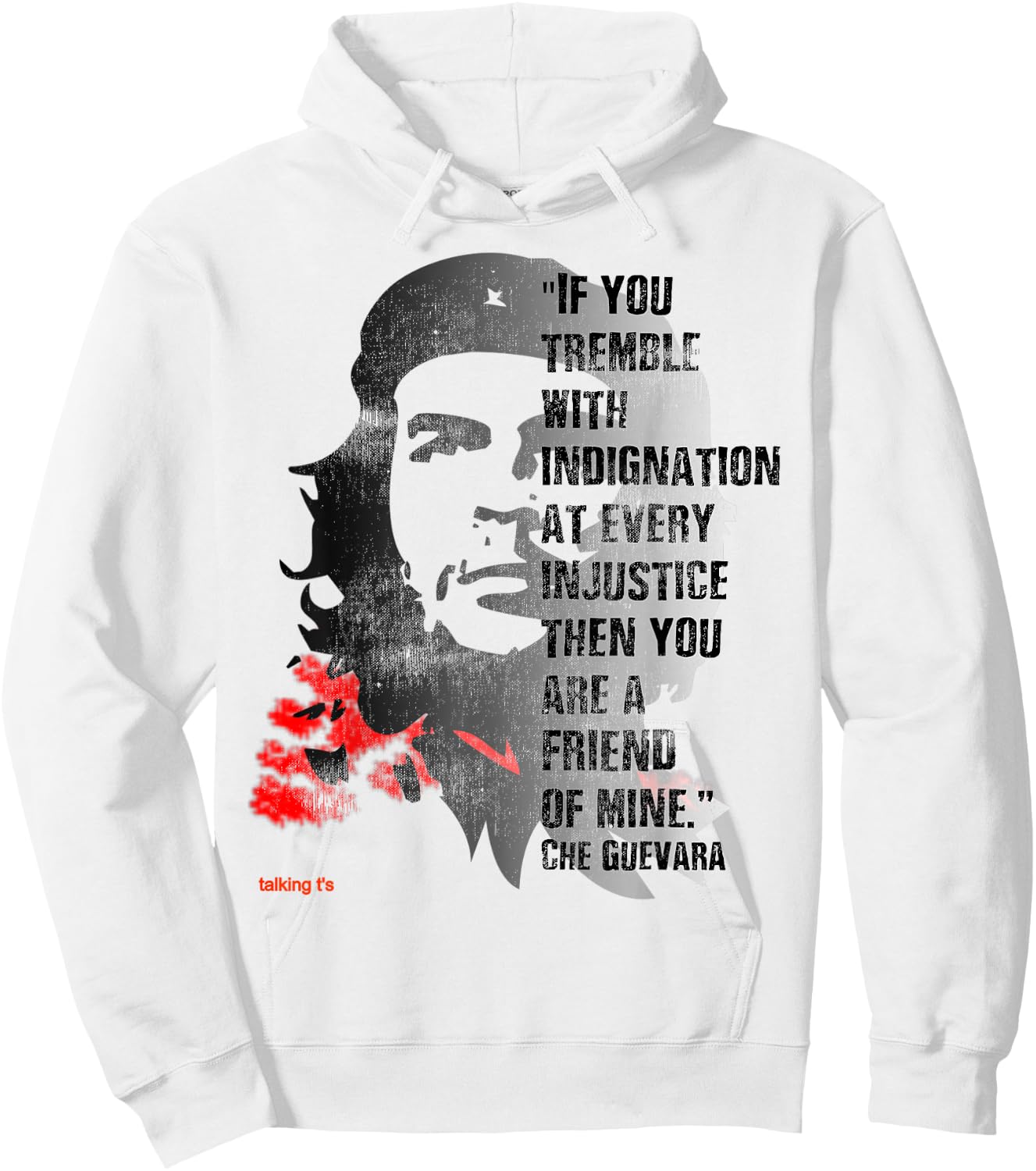 Retro Che Guevara Admirer Revolutionary Quote Meme Hoodie - Hoodie | White