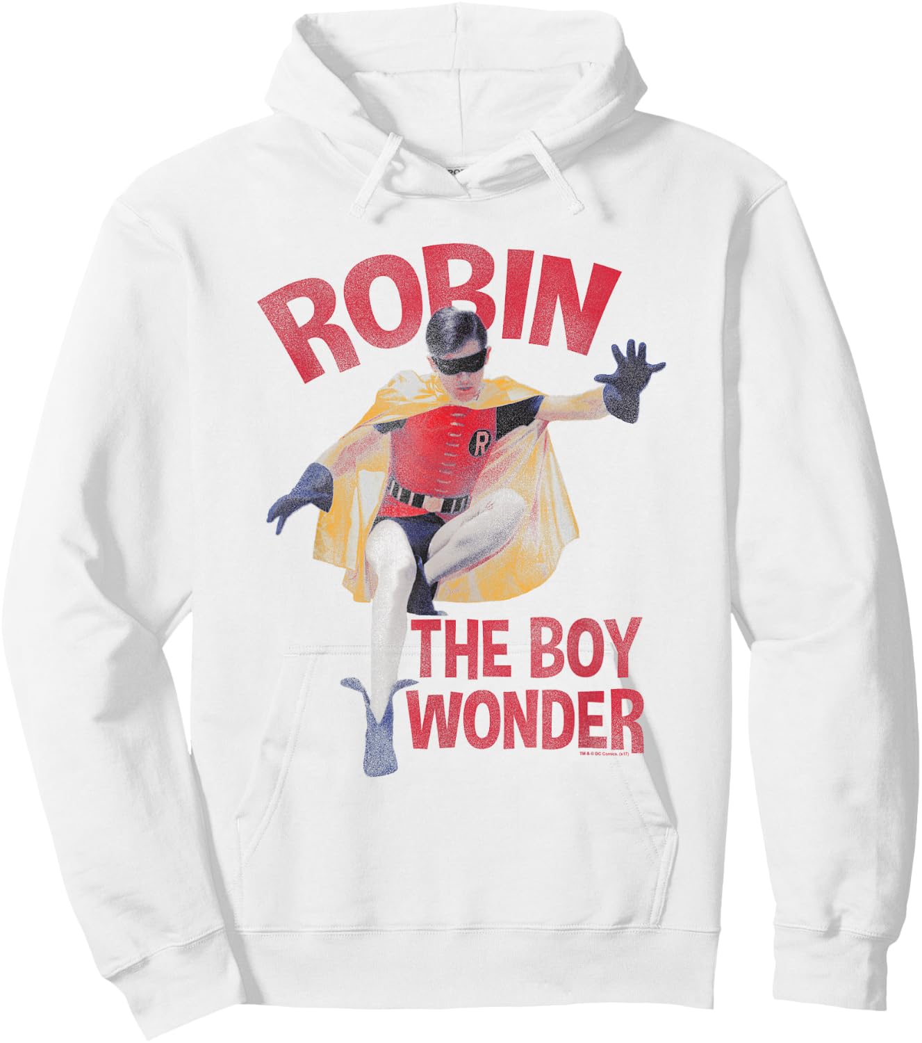 Batman Classic TV Series Robin Boy Wonder Hoodie - Hoodie | White