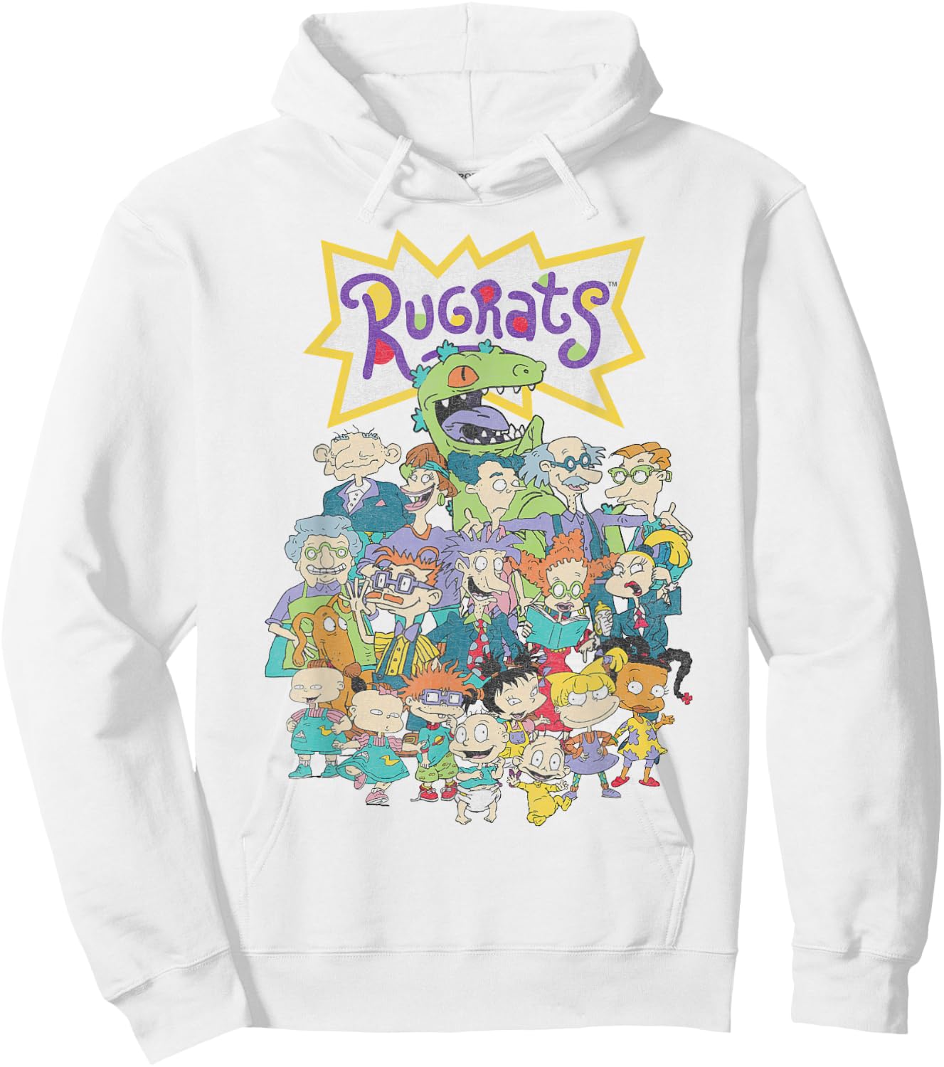 Nickelodeon Rugrats Full Character Portrait Hoodie - Hoodie | White