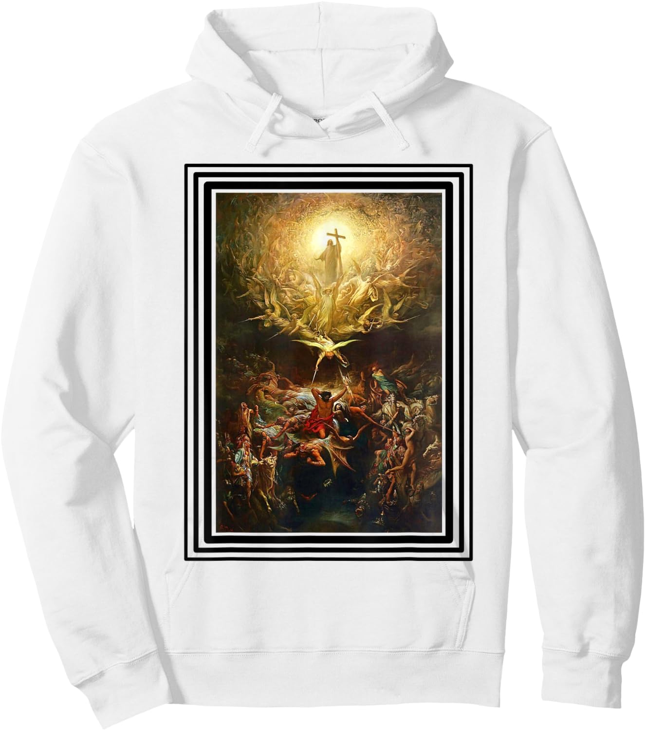 Triumph Of Christianity - Artistic Painting Hoodie - Hoodie | White