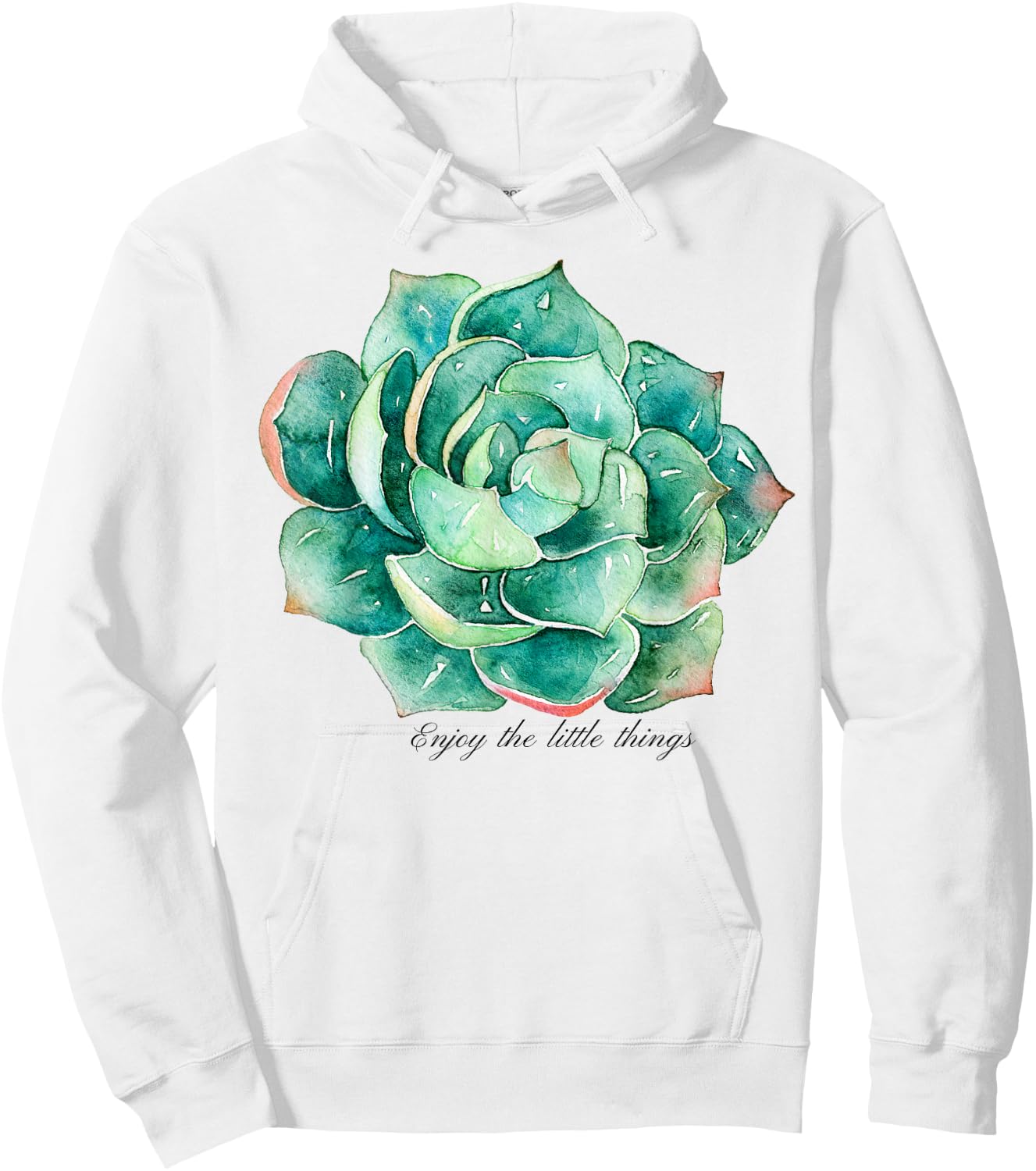 Succulent Shirt Women - Inspiration Succulent Hoodie - Hoodie | White