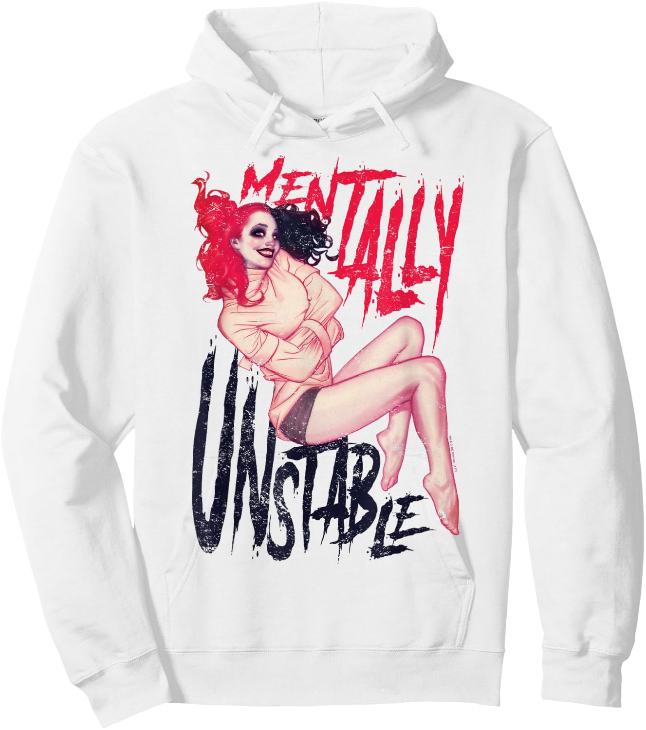 Harley Quinn Unstable Hoodie - Hoodie | White