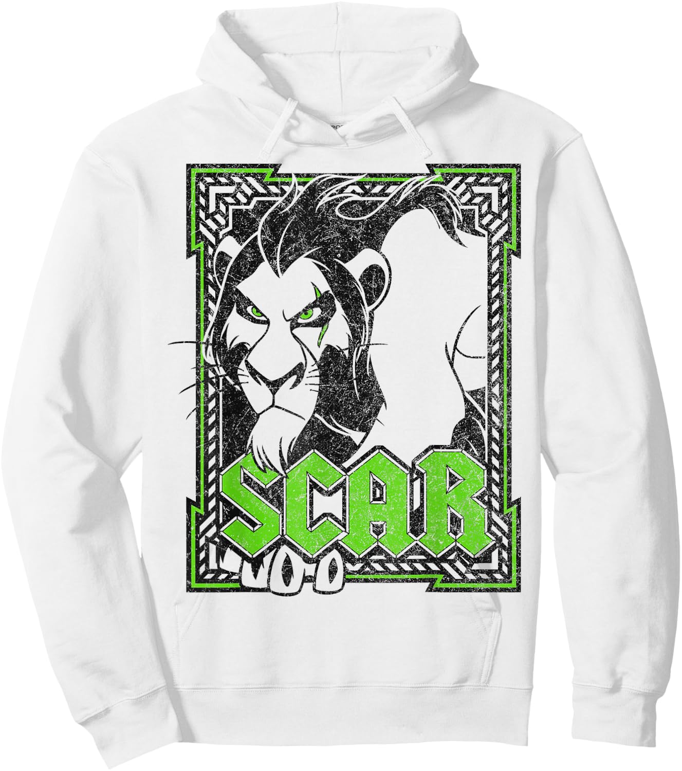Disney The Lion King Scar Poster Hoodie - Hoodie | White