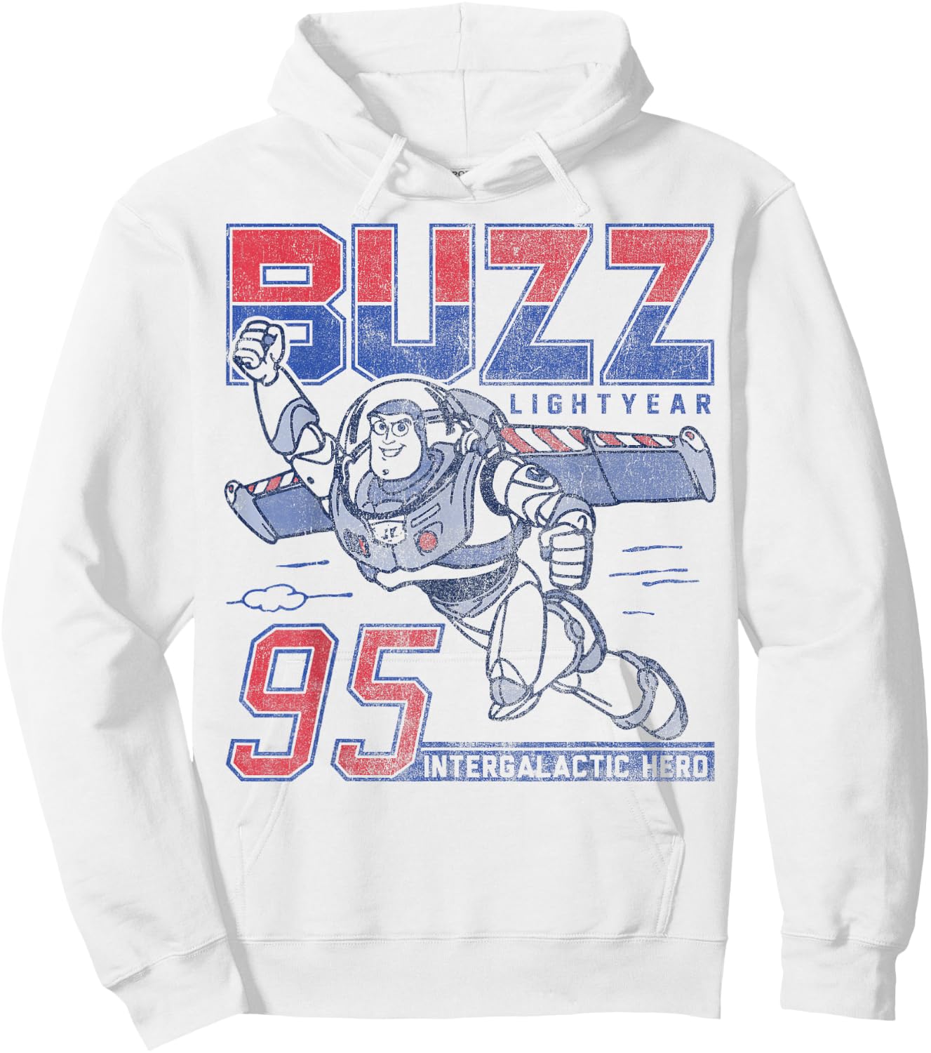 Disney Pixar Toy Story Buzz Lightyear Intergalactic Hero Hoodie - Hoodie | White