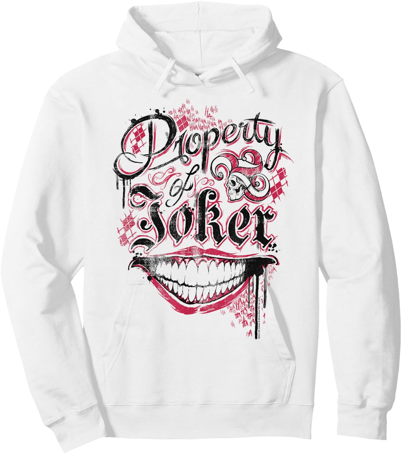 Suicide Squad Property of T Shirt Hoodie - Hoodie | White