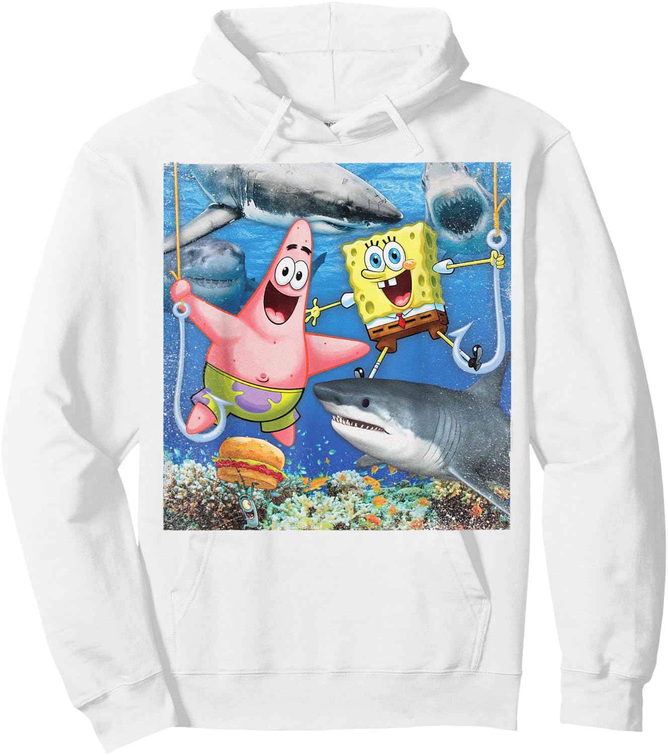 Spongebob SquarePants & Patrick Picture Perfect Hoodie - Hoodie | White