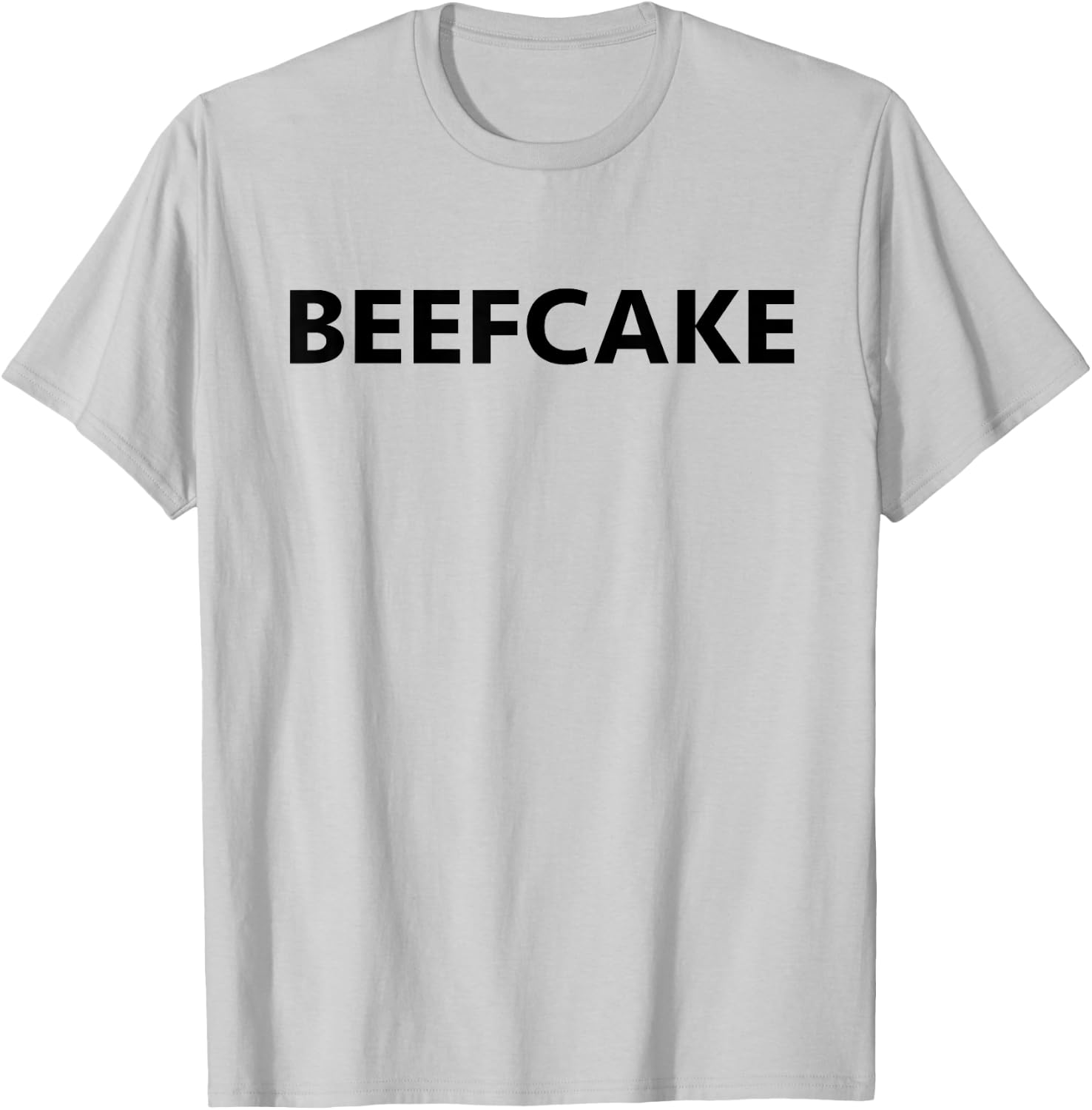 Beefcake Gym Workout Muscle T Shirt T-Shirt - T-Shirt | Ash