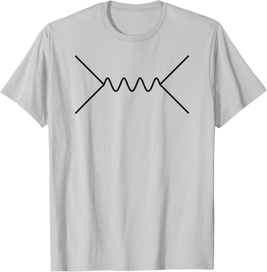 Feynman Diagram: Physics Quantum Mechanics Science T Shirt T-Shirt - T-Shirt | Ash