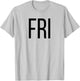 Friday Days of the Week , Costume, Shark Set T-Shirt - T-Shirt | Ash