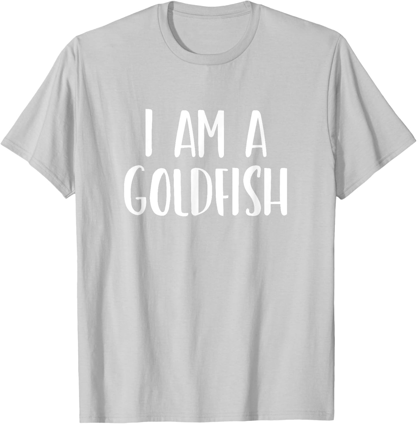 I Am A Goldfish Halloween I'm Simple Costume Lazy T-Shirt - T-Shirt | Ash