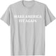 Make America Fit Again Fitness Gym T-Shirt - T-Shirt | Ash