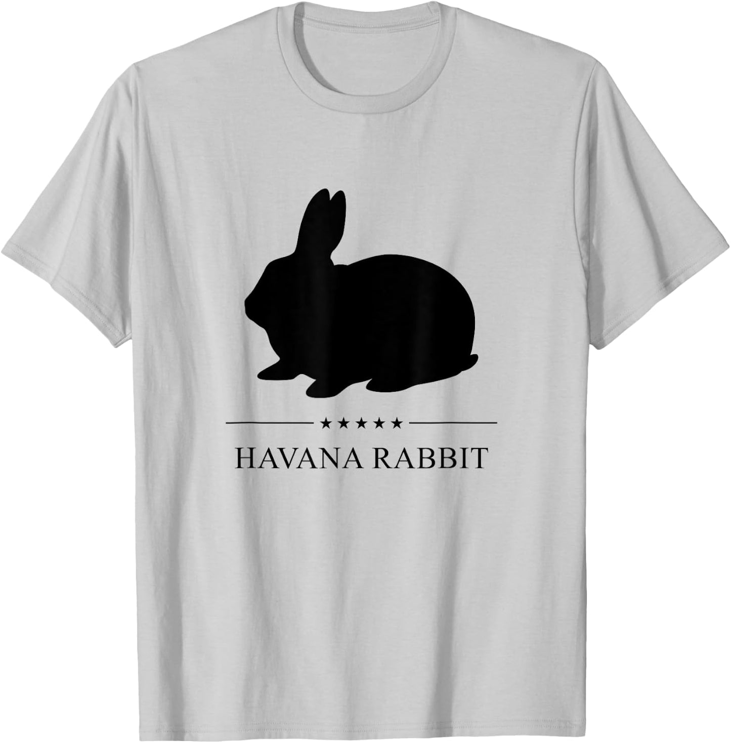 Havana Rabbit Black Silhouette T-Shirt - T-Shirt | Ash