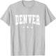 Denver - Preppy Varsity - Throwback Design - Classic T-Shirt - T-Shirt | Ash