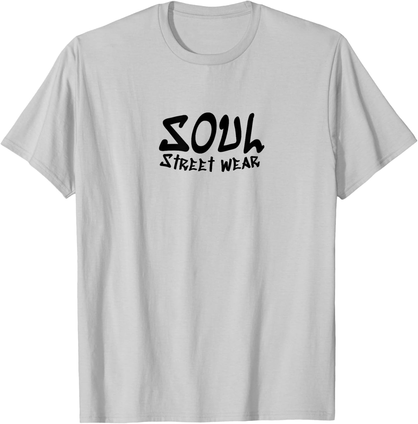 Soul Street Wear -Adults Grey , Classic Fit, Short Sleeve, Small T-Shirt - T-Shirt | Ash