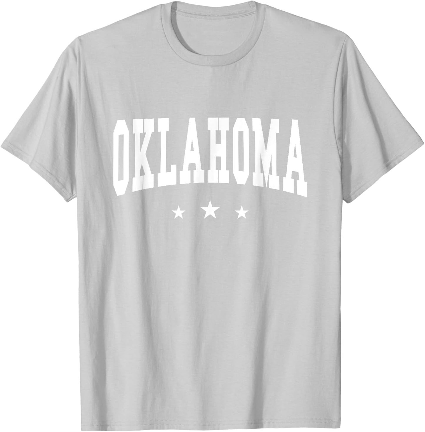 Oklahoma - Preppy Varsity Pink - Throwback Design - Classic T-Shirt - T-Shirt | Ash