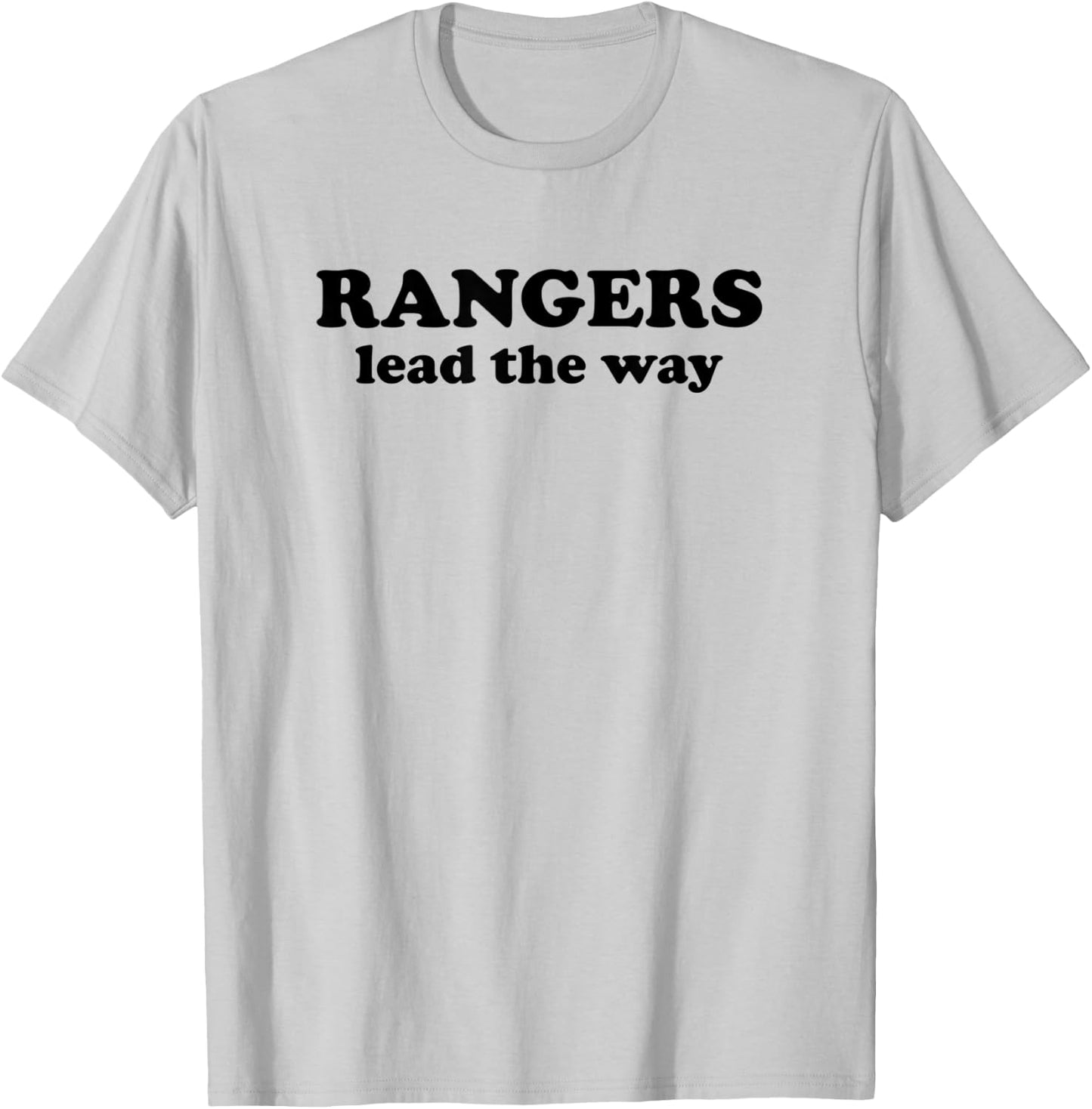 Rangers Lead the Way T-Shirt - T-Shirt | Ash