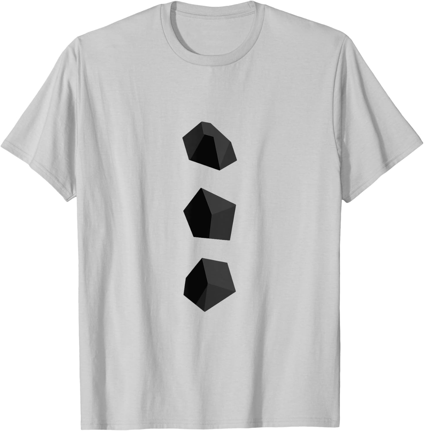 Snowman Coal Buttons Costume Christmas T-Shirt - T-Shirt | Ash