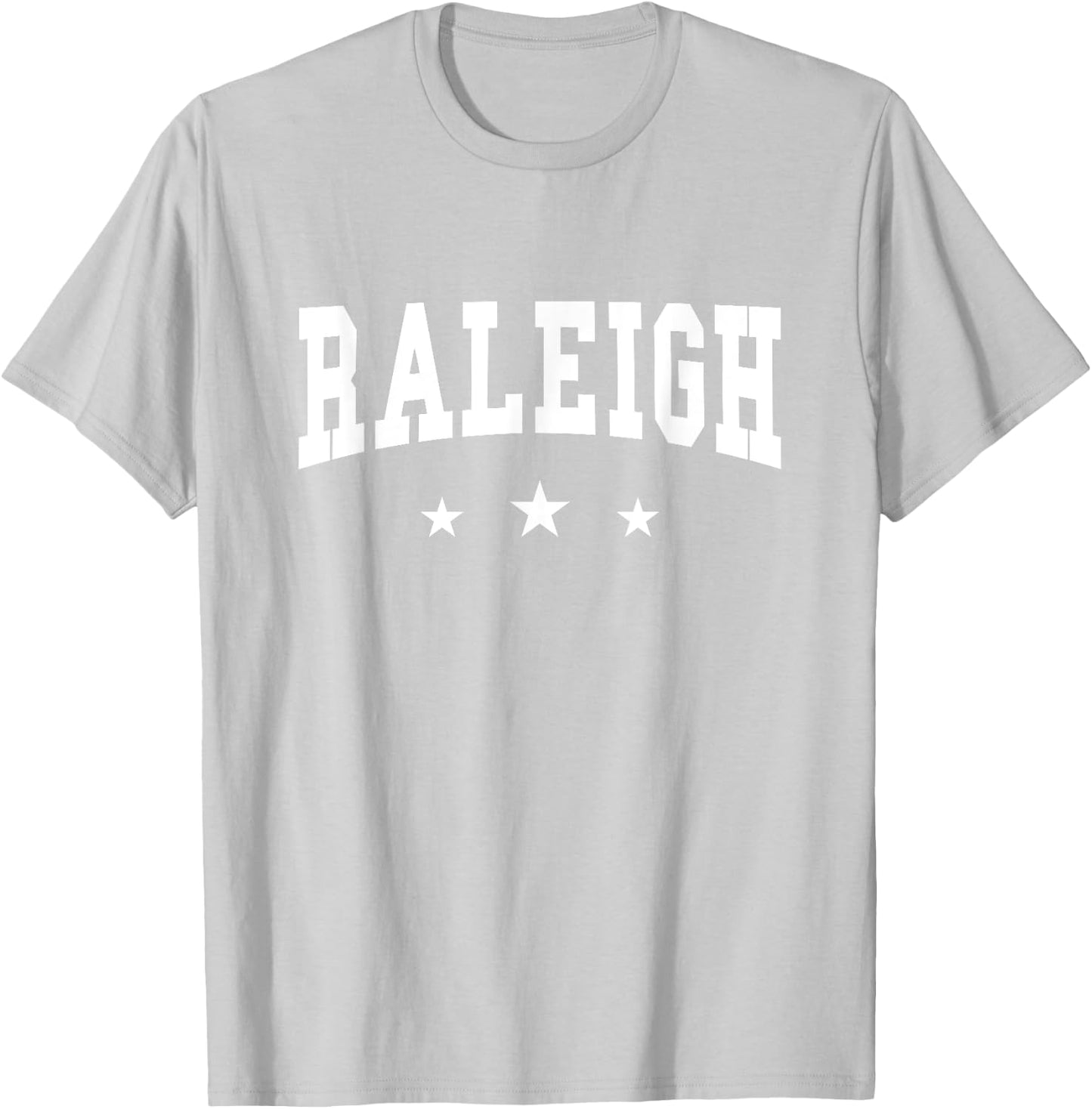 Raleigh - Preppy Varsity - Throwback Design - Classic T-Shirt - T-Shirt | Ash